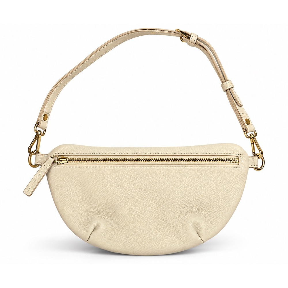 Abby Alley Pebbled Leather Sling Crossbody Bag